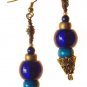 Blue Whirl Earring