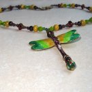 Dragonfly Set (Necklace with Pendant and Earrings)