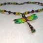 Dragonfly Set (Necklace with Pendant and Earrings)