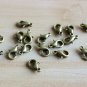 15 pieces of lobster claw clamps vintage bronze