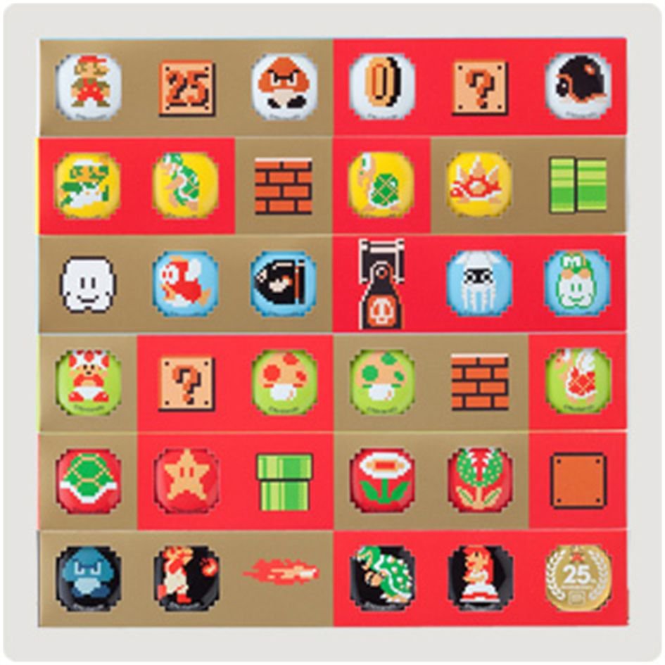 Club Nintendo Super Mario 25th Anniversary Pins Collection