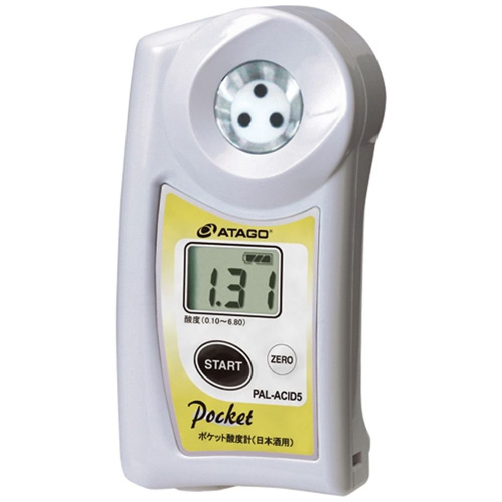 Atago Refractometer Sake Pocket Acidity meter PALACID5 Digital 0.106.