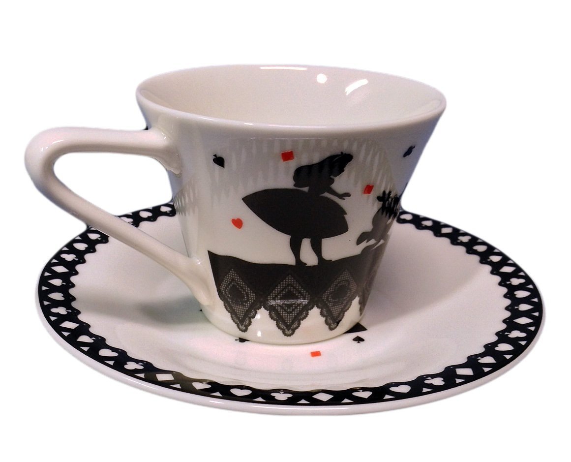 alice in wonderland cup and saucer set