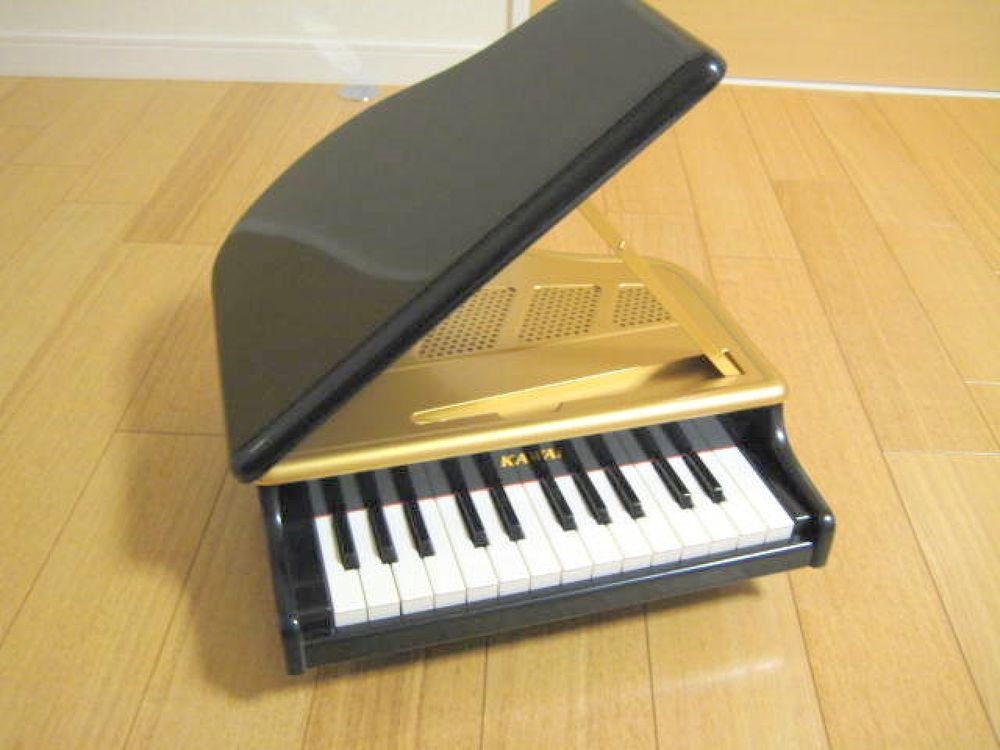 KAWAI Mini Grand Piano 25 Key Toy Piano Black For Kids JAPAN Free shipping