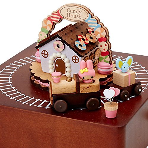 My Melody wooden music box (train) SANRIO from Japan Kawaii Free