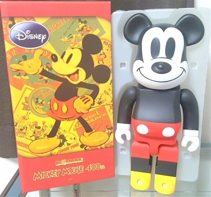 Brand NEW! Medicom toy Mickey Mouse 400% Be@rbrick Bearbrick Figure