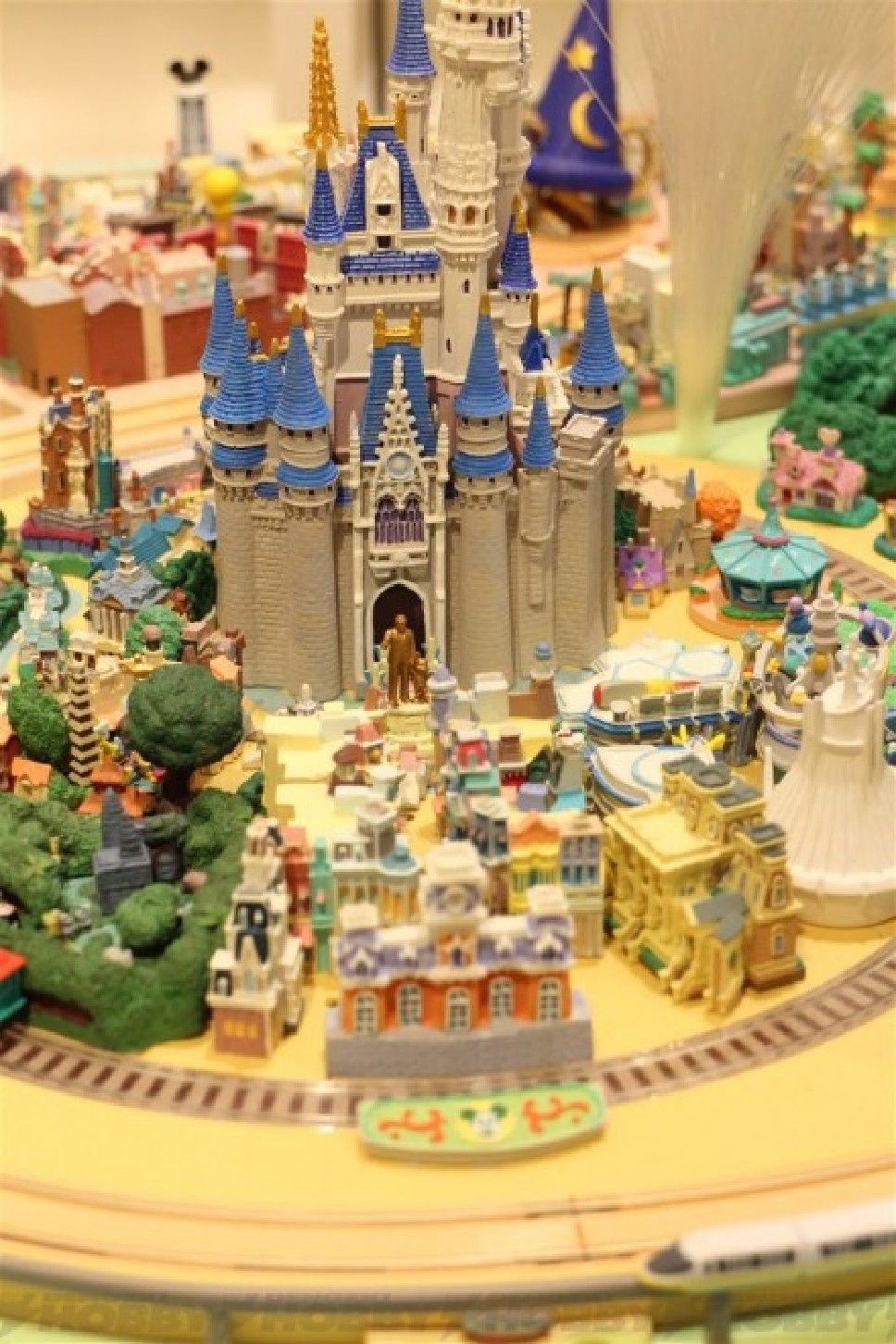 tiny disneyland diorama