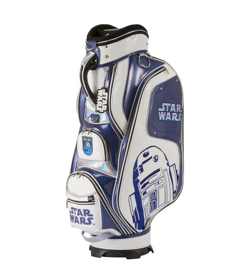 2017 STAR WARS Character R2 - D2 Caddy Bag Enamel Golf Bag Case Golf