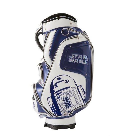 2017 STAR WARS Character R2 D2 Caddy Bag Enamel Golf Bag Case Golf