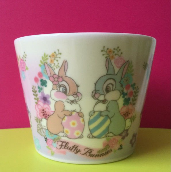 Disney 2016 Easter Character Tonsuke And Miss Bunny Mug Cup Made In Japan