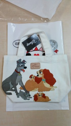 lady and the tramp tote bag