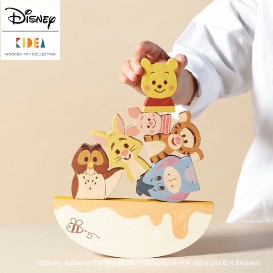 winnie the pooh wooden balance blocks