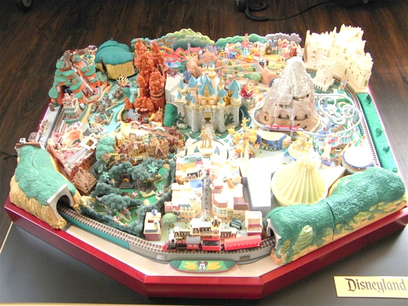 tiny disneyland diorama