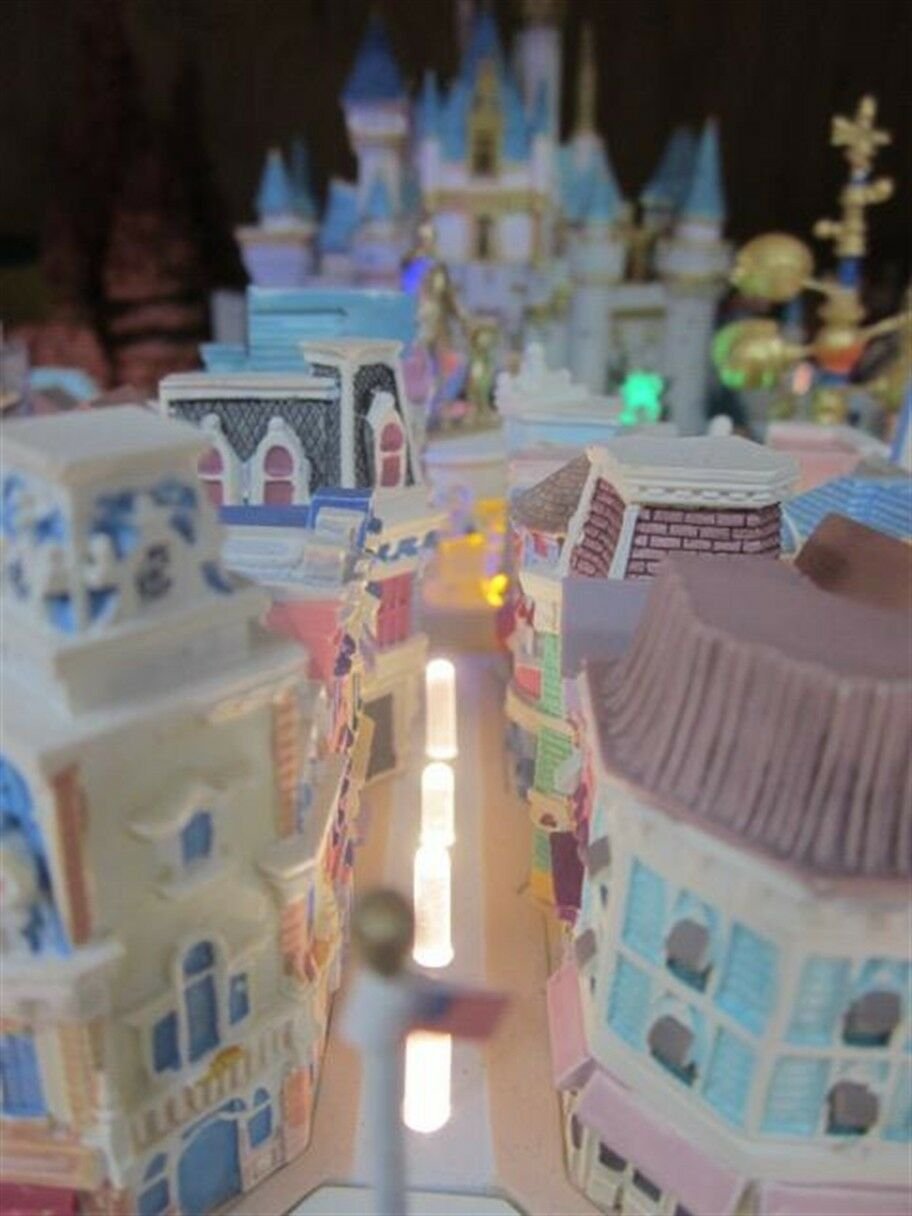 tiny disneyland diorama