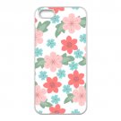 Custom Cases For iPhone 5s tpu_Flowers Pink Red