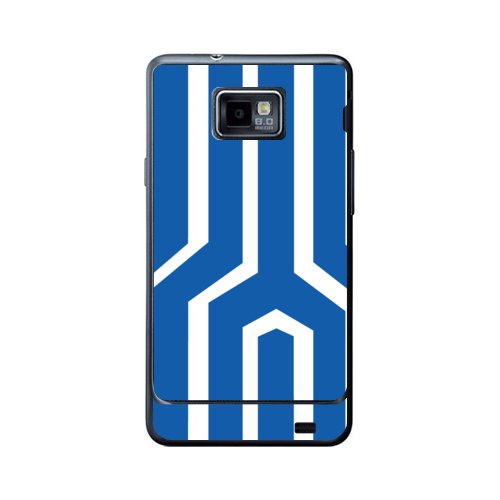 Skin for Samsung Galaxy S2 I9100_blueWhite-back side