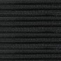 100ft BLACK Paracord Mil Spec 550 lb Type III 7 strand parachute cord commercial grade