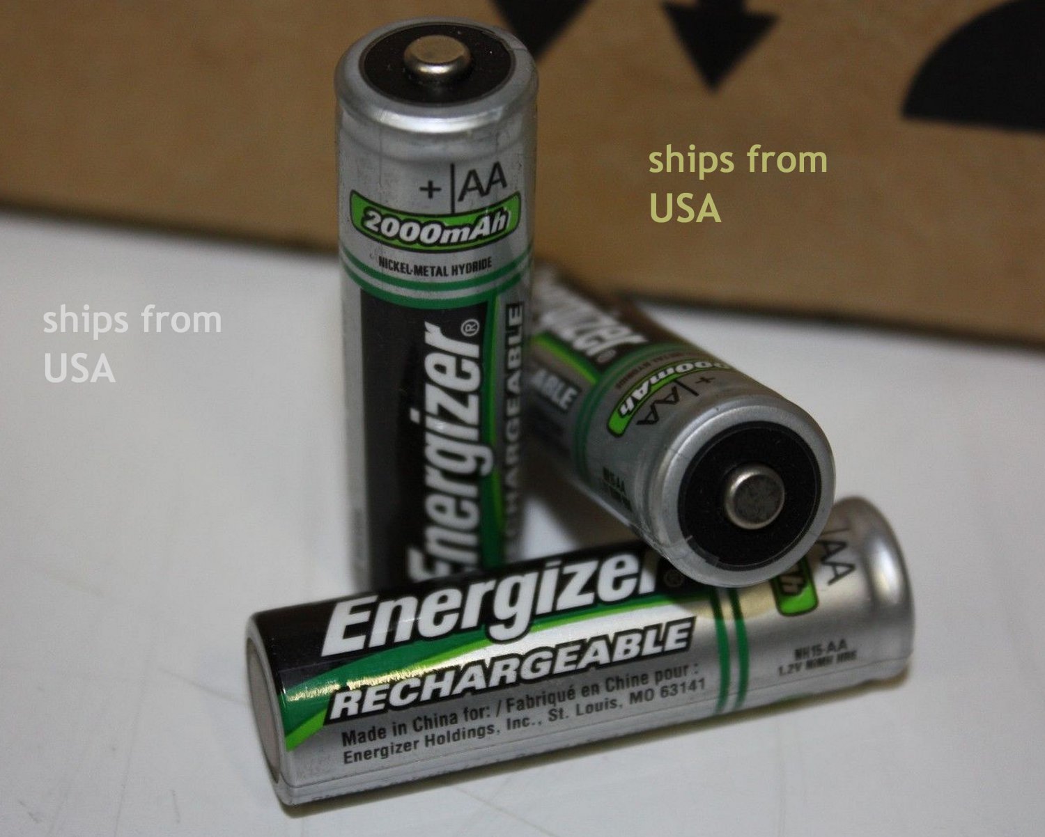 8 Pack Energizer Rechargeable AA High Capacity NiMH 2000mAh Batteries