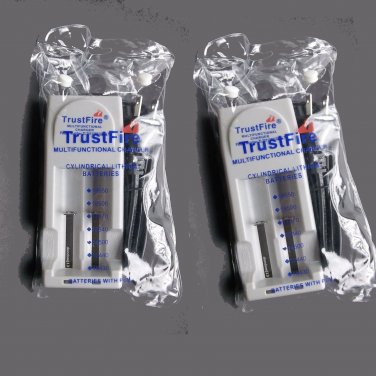 2 pcs TRUSTFIRE TR001 universal smart battery Charger (Ver. 2) 18650 AA 18500 14500 18350 16340