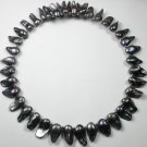 Grey Pearl Choker Necklace