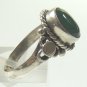 Green Onyx Ring in Sterling Silver size 5 1/4