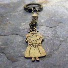 Double-sided Crown Princess Bronze Key Chain