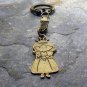 Double-sided Crown Princess Bronze Key Chain