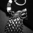 Game of Thrones House Stark Direwolf Pendant Key Chain