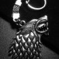 Game of Thrones House Stark Direwolf Pendant Key Chain