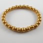 [07] [Gold] Kamala Glass Pearl Elastic Bracelet - Gold
