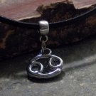 Silver Zodiac Charm Necklace - Cancer the Crab