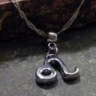 Silver Zodiac Charm Necklace - Leo the Lion (silver)