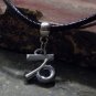 Silver Zodiac Charm Necklace - Capricorn the Goat (leather)