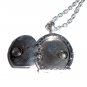 The Hobbit Fairy Green Enamel Door Pendant Locket (Silver)