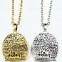 The Hobbit Fairy Green Enamel Door Pendant Locket (Silver)