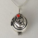 Vampire Diaries Elena's Vervain Antique Silver Locket Vintage Necklace