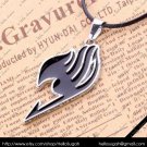 Black Fairy Tail Pendant Necklace