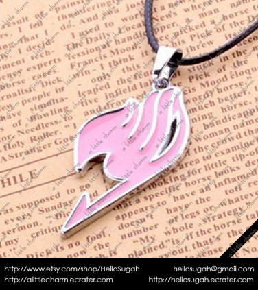 Pink Fairy Tail Pendant Key Chain