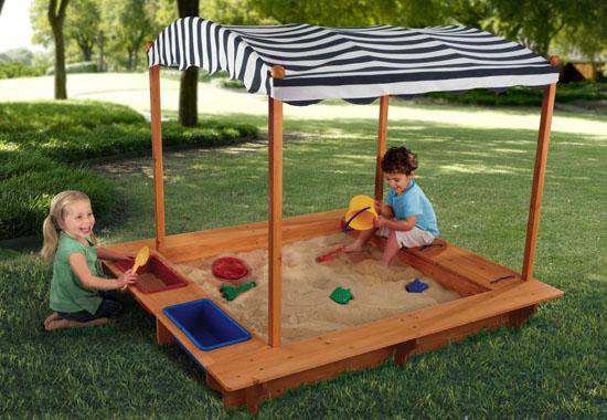 KIDKRAFT Outdoor Sandbox with Canopy 00165