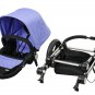 Dream on me Acrobat, Multi Terrain Stroller & Bassinet, Purple - 470PU