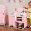 Kidkraft Pink retro kitchen & refrigerator 53160