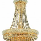 Adele 14-Light 28" Crystal Chandelier 1530D28G-SS