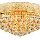 Adele 10-Light 20" Crystal Flush Mount 1530F20G-EC