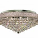Adele 15-Light 28" Crystal Flush Mount 1530F28C-SA