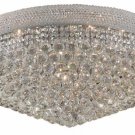 Adele 20-Light 36" Crystal Flush Mount 1530F36C-SS