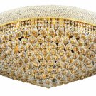 Adele 20-Light 36" Crystal Flush Mount 1530F36G-EC