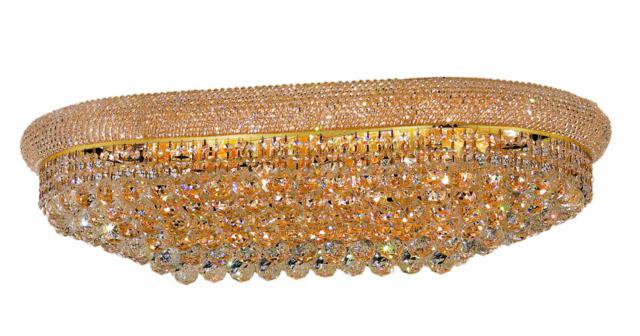Adele 18-Light 50" Crystal Flush Mount 1530F36SG-EC