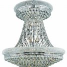 Adele 28-Light 36" Crystal Chandelier 1530G36SC-SS
