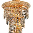 Adrienne 10-Light 16" Crystal Chandelier 1530SR16G-RC