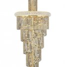 Adrienne 22-Light 22" Crystal Chandelier 1530SR22G-RC